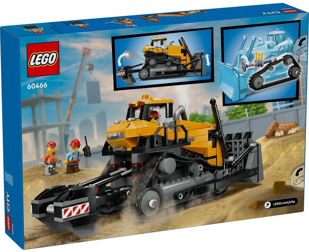 LEGO 60466 City Gelber Bulldozer