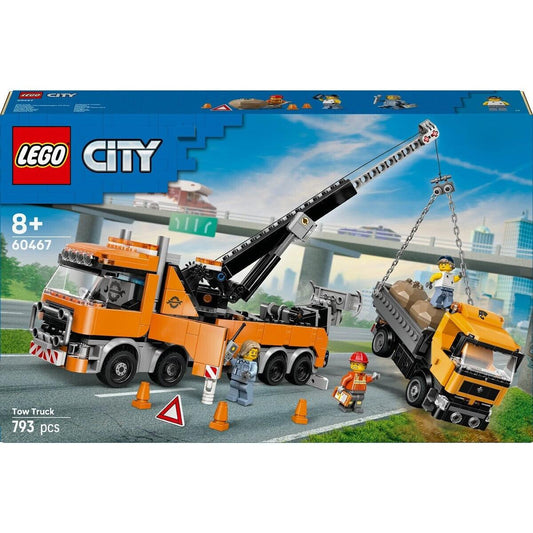 LEGO 60467 City Schwerlast-Abschleppwagen mit Kran