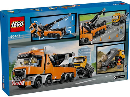 LEGO 60467 City Schwerlast-Abschleppwagen mit Kran
