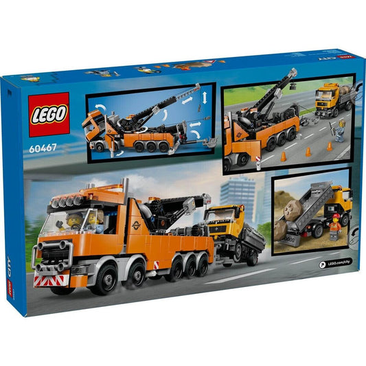 LEGO 60467 City Schwerlast-Abschleppwagen mit Kran