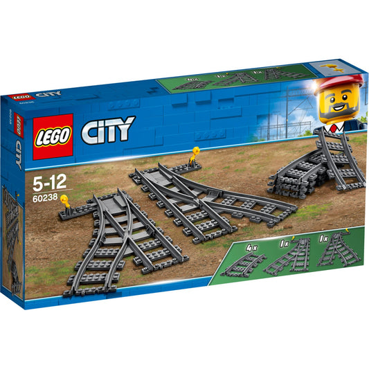 LEGO 60238 City Eisenbahn - Weichen