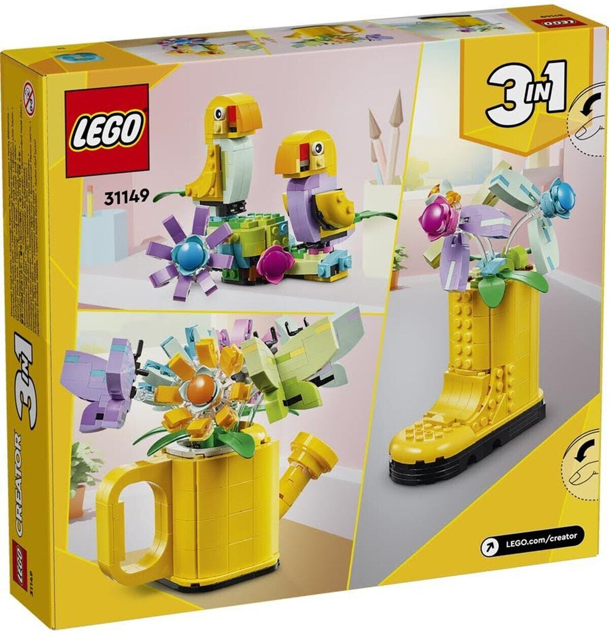 LEGO 31149 Creator 3in1 Gießkanne mit Blumen