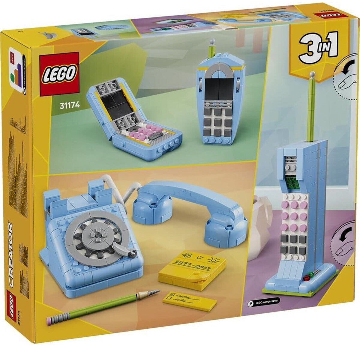 LEGO 31174 Creator 3in1 Retro Telefon