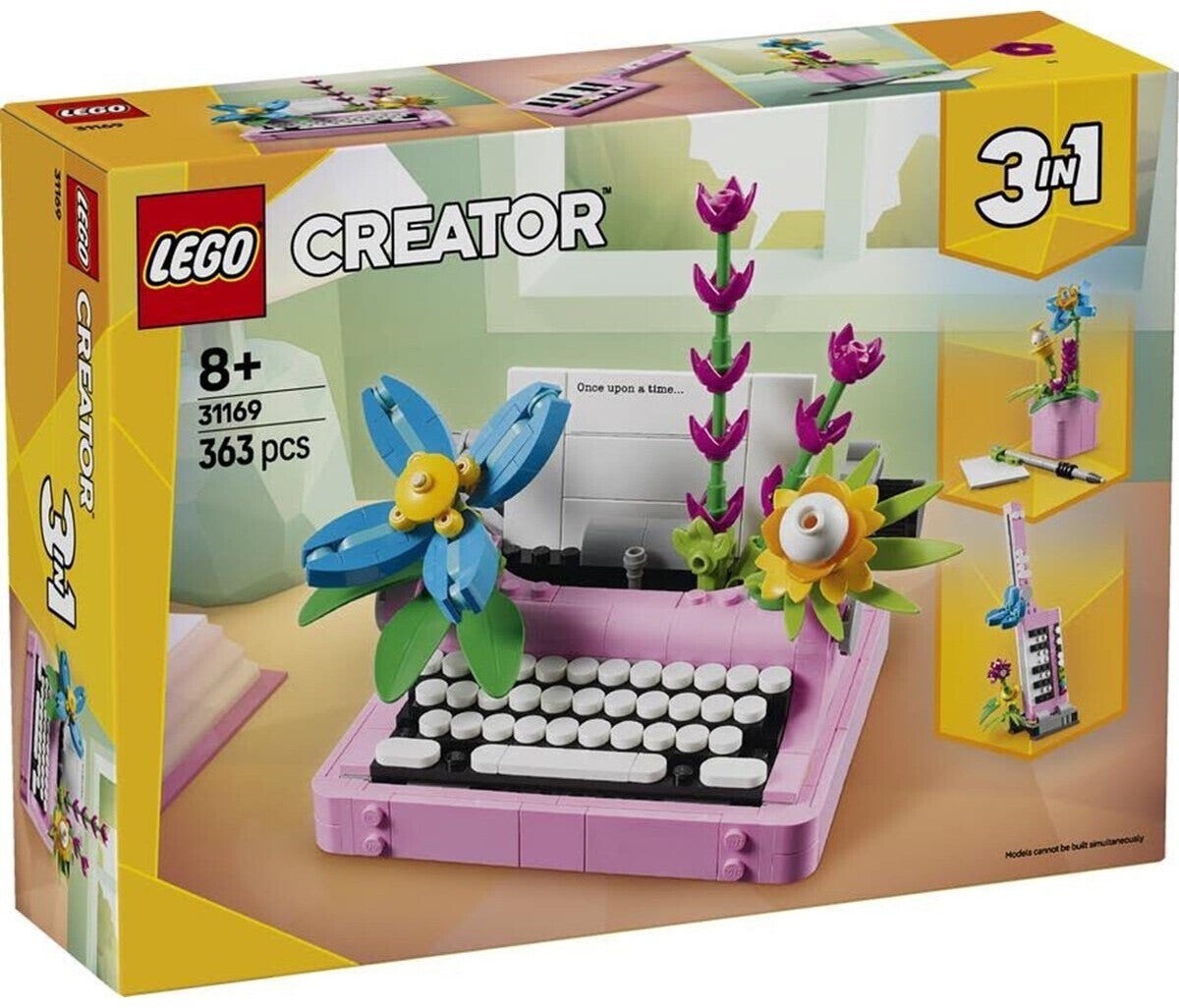 LEGO 31169 Creator 3in1 Schreibmaschine mit Blumen