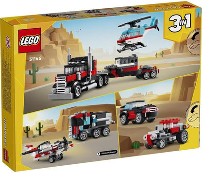 LEGO 31146 Creator 3in1 Tieflader mit Hubschrauber