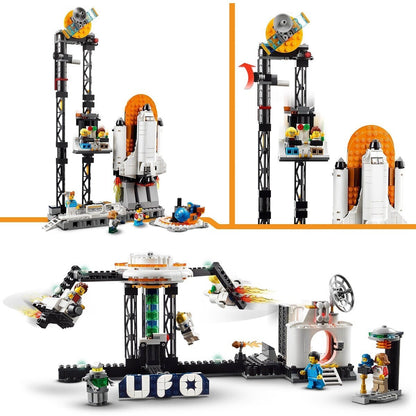 LEGO 31142 Creator 3 in 1 Weltraum Achterbahn / Freifallturm / Karussell