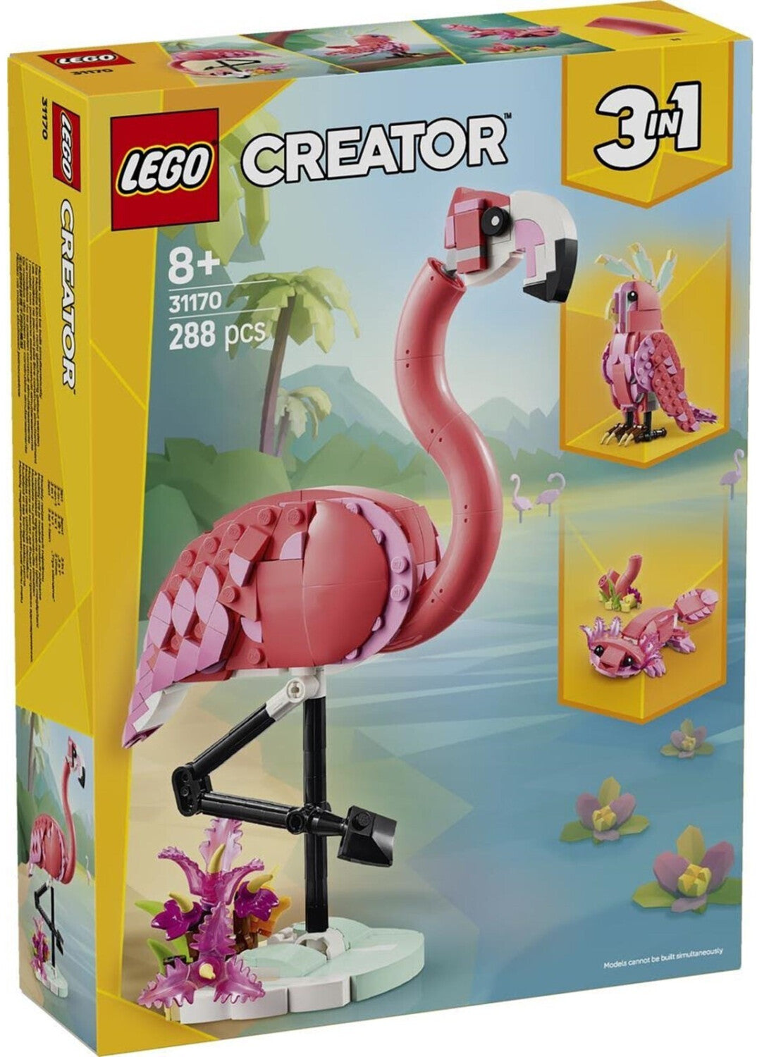 LEGO 31170 Creator 3in1 Wilde Tiere: Rosa Flamingo