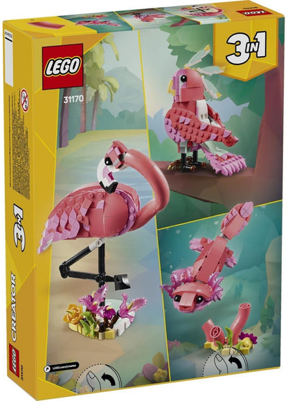 LEGO 31170 Creator 3in1 Wilde Tiere: Rosa Flamingo