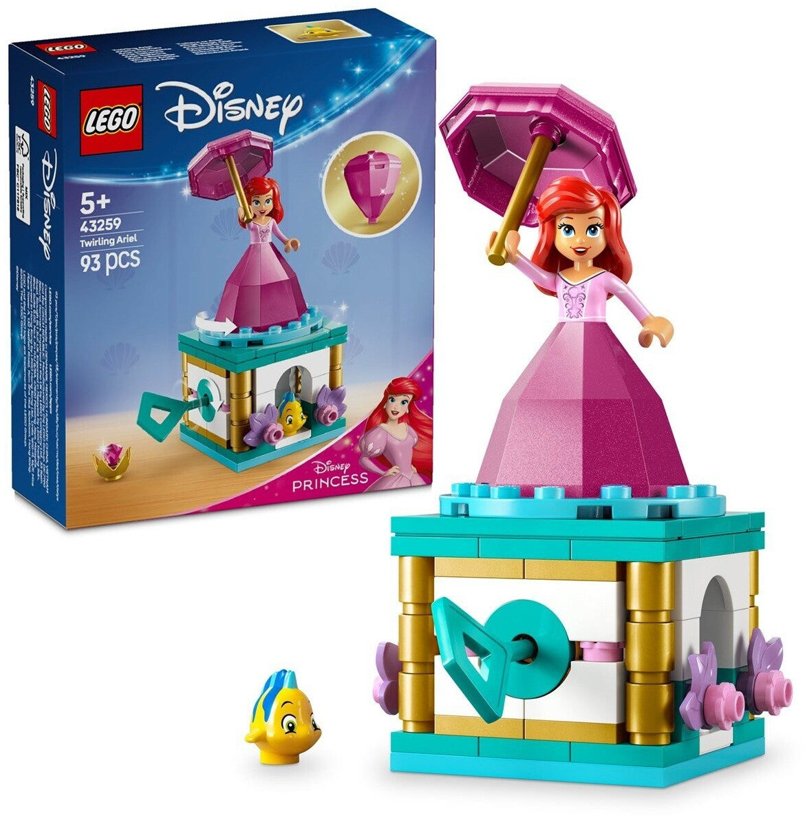 LEGO 43259 Disney Arielle Spieluhr