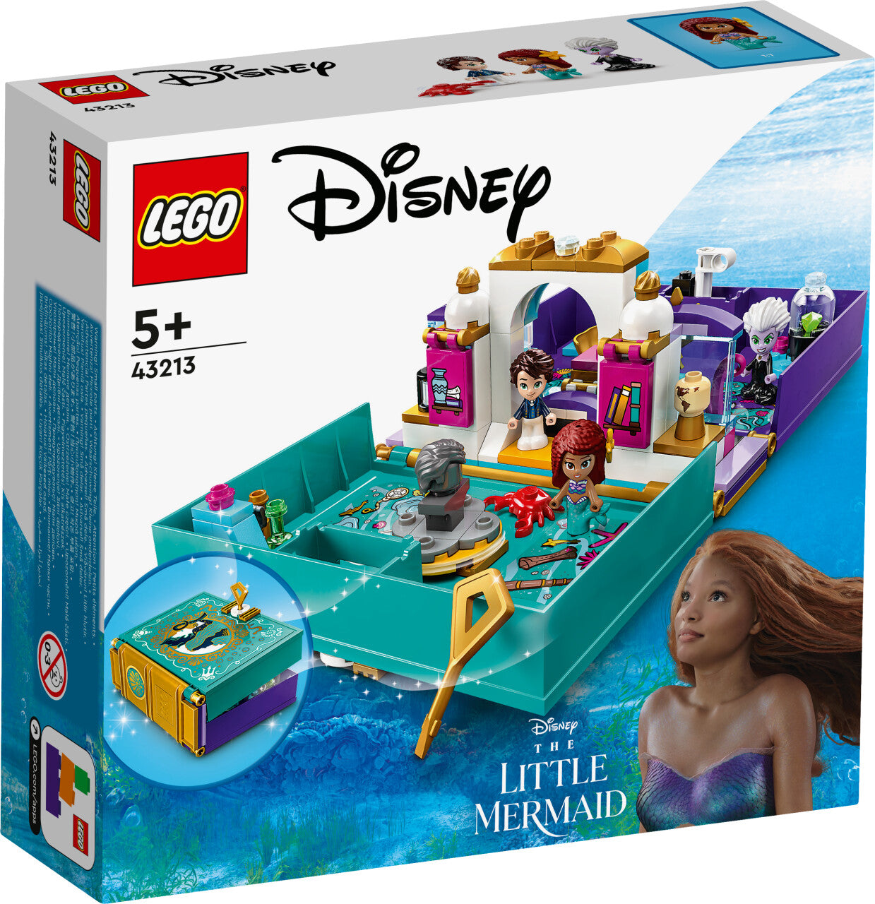 LEGO 43213 Disney Storybook Die kleine Meerjungfrau