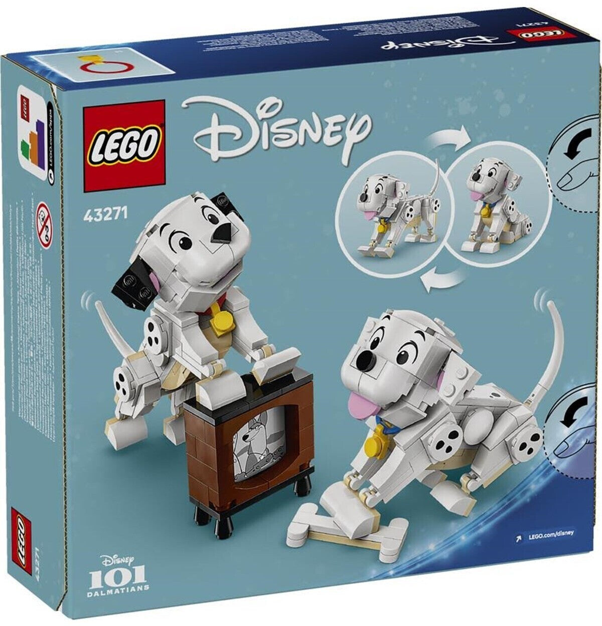 LEGO 43271 Disney Die Welpen Lucky und Penny aus 101 Dalmatiner