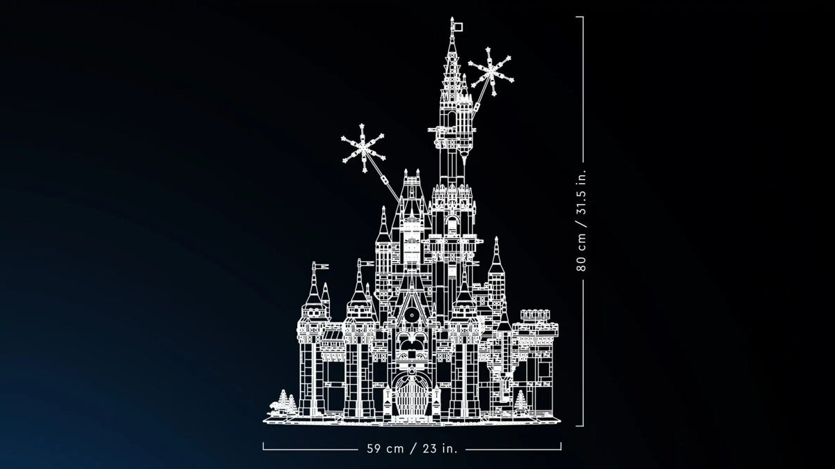 LEGO 43222 Disney Schloß Rarität