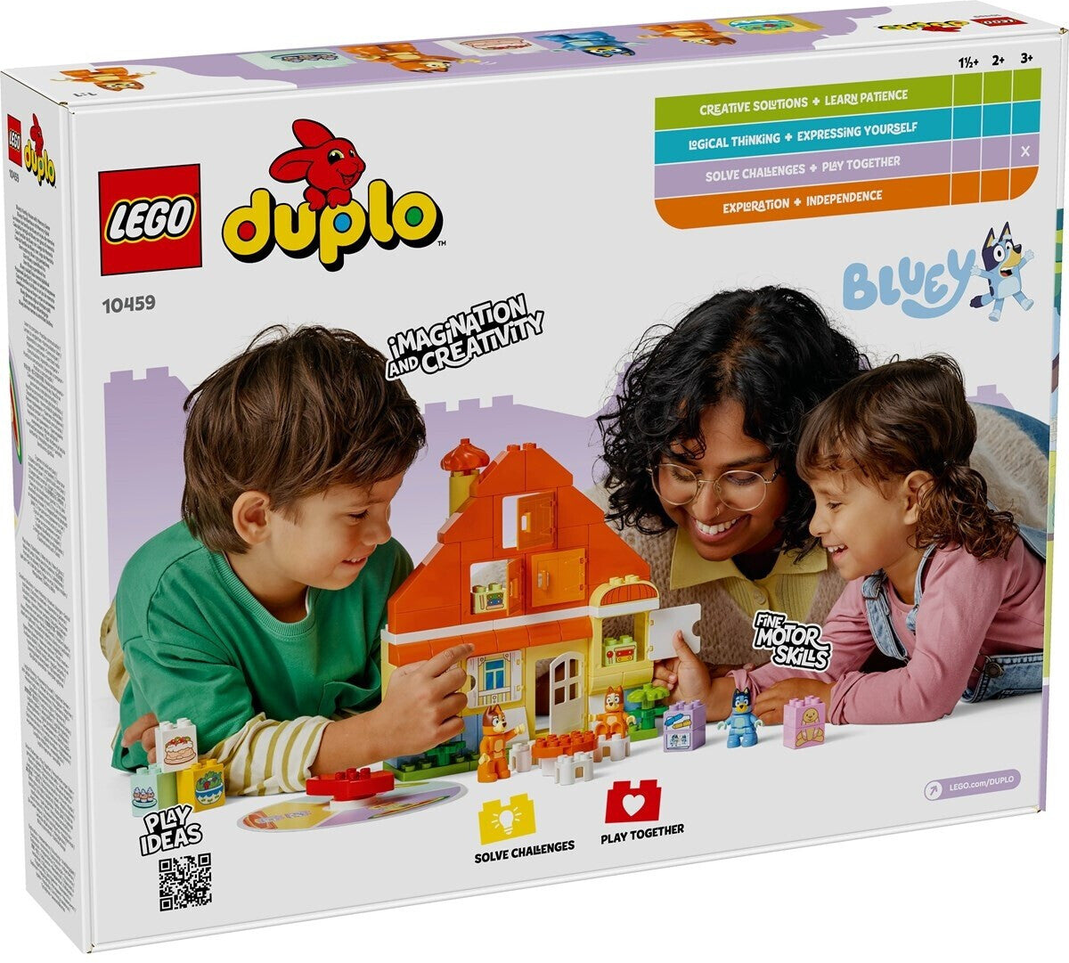 LEGO 10459 Duplo Bluey Blueys Familienhaus mit Memory Spiel