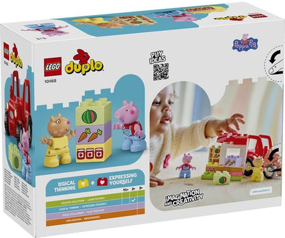 LEGO 10468 Duplo Peppa Pig Traktor und Marktstand