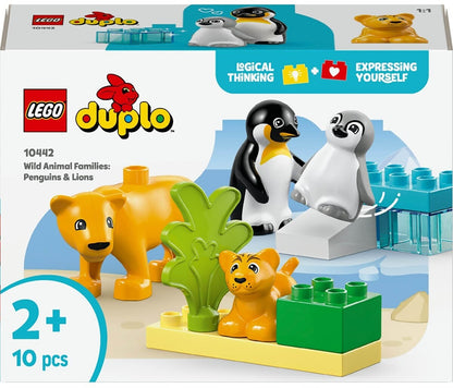 LEGO 10442 Duplo Wildtierfamilien Pinguine und Löwen