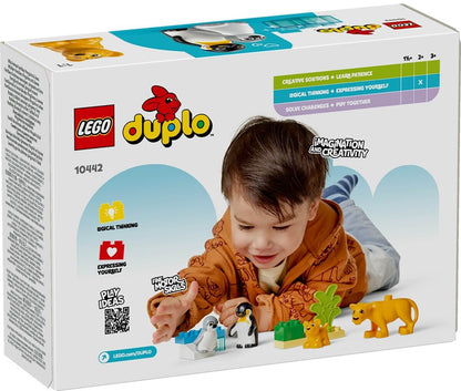 LEGO 10442 Duplo Wildtierfamilien Pinguine und Löwen