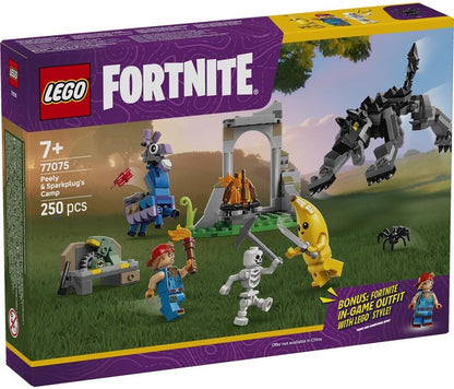 LEGO 77075 Fortnite Das Lager von Schali und der Zündkerzenkünstlerin