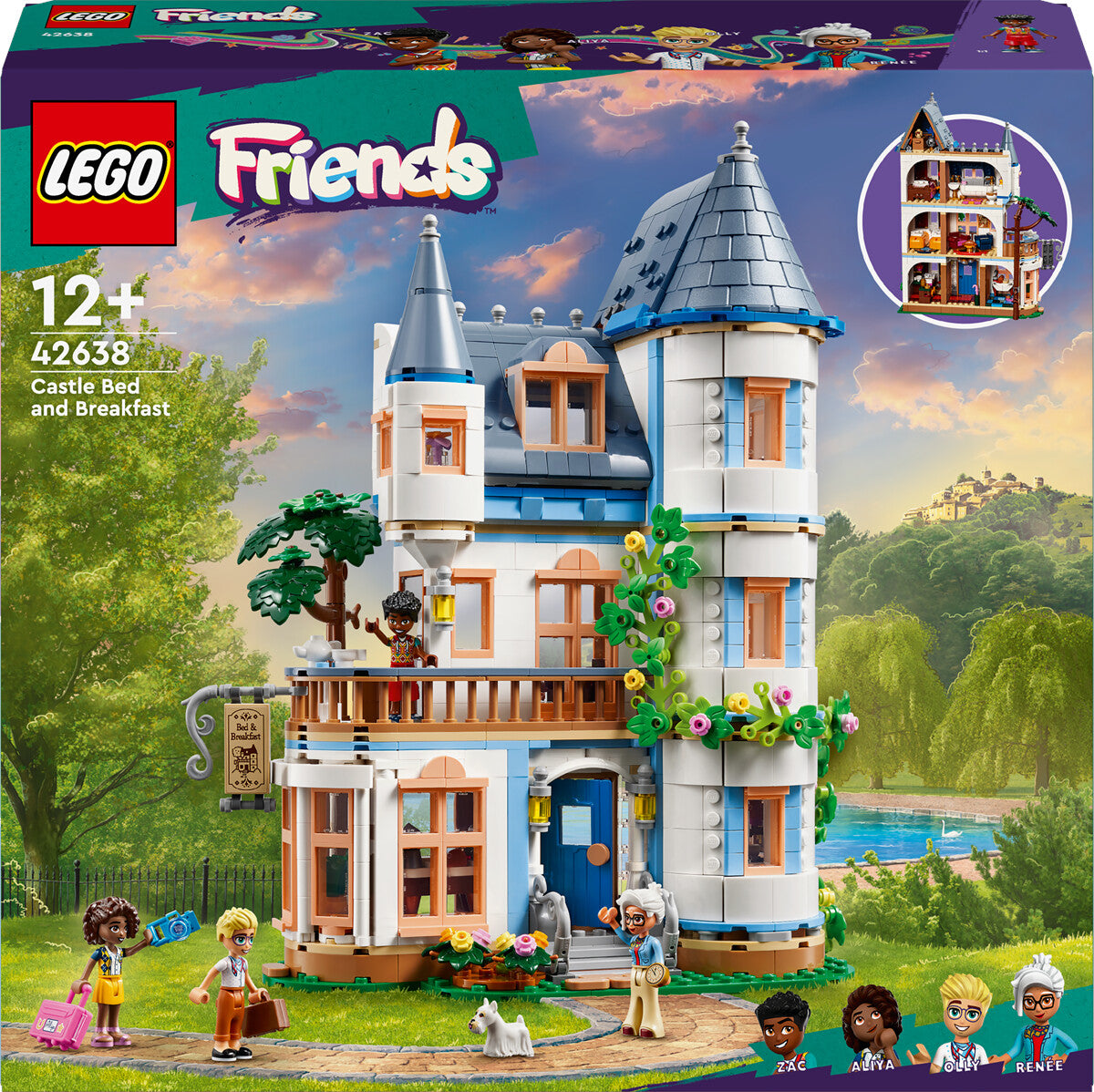 LEGO 42638 Friends - Burg mit Ferienunterkunft