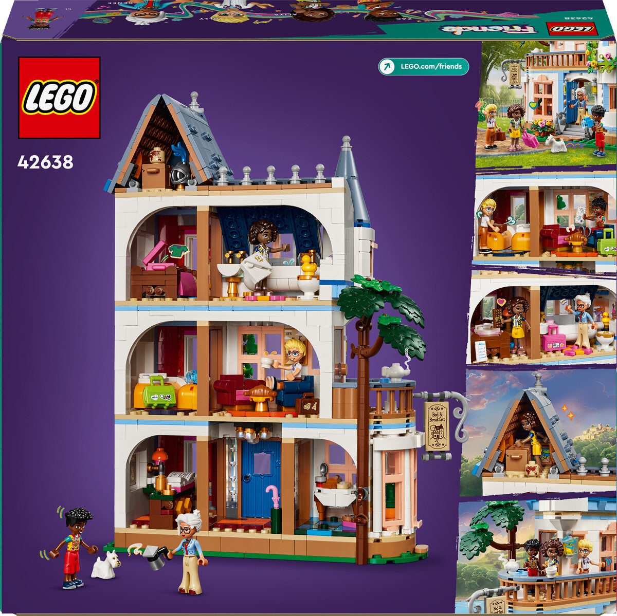 LEGO 42638 Friends - Burg mit Ferienunterkunft
