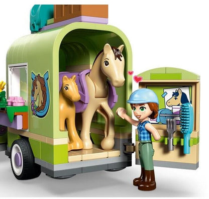 LEGO 42695 Friends Pferd und Fohlen mit Pferdeanhänger
