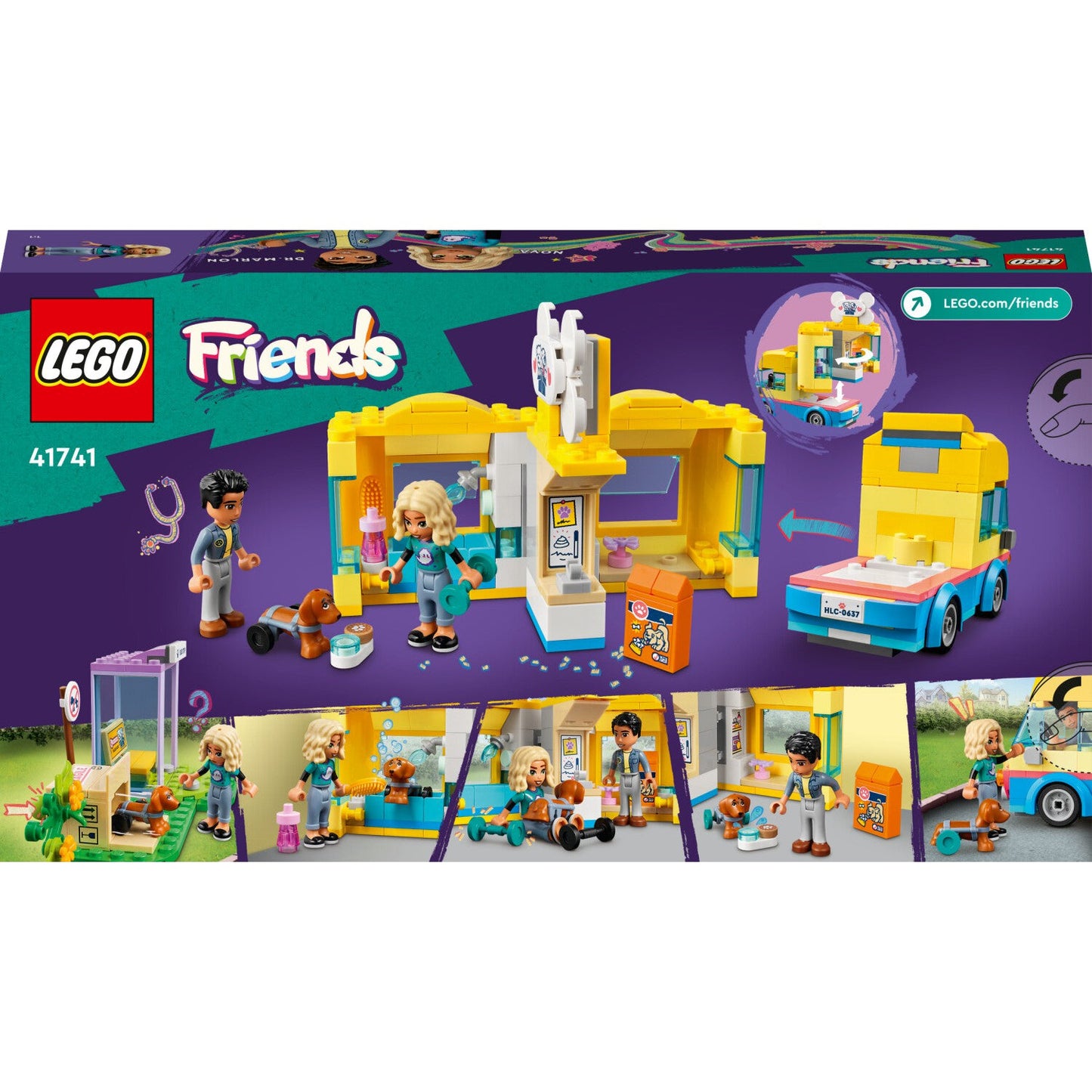 LEGO 41741 Friends Hunderettungswagen