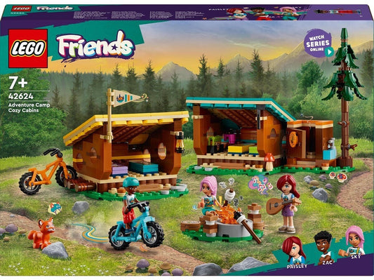 LEGO 42624 Friends Gemütliche Hütten im Abenteuercamp