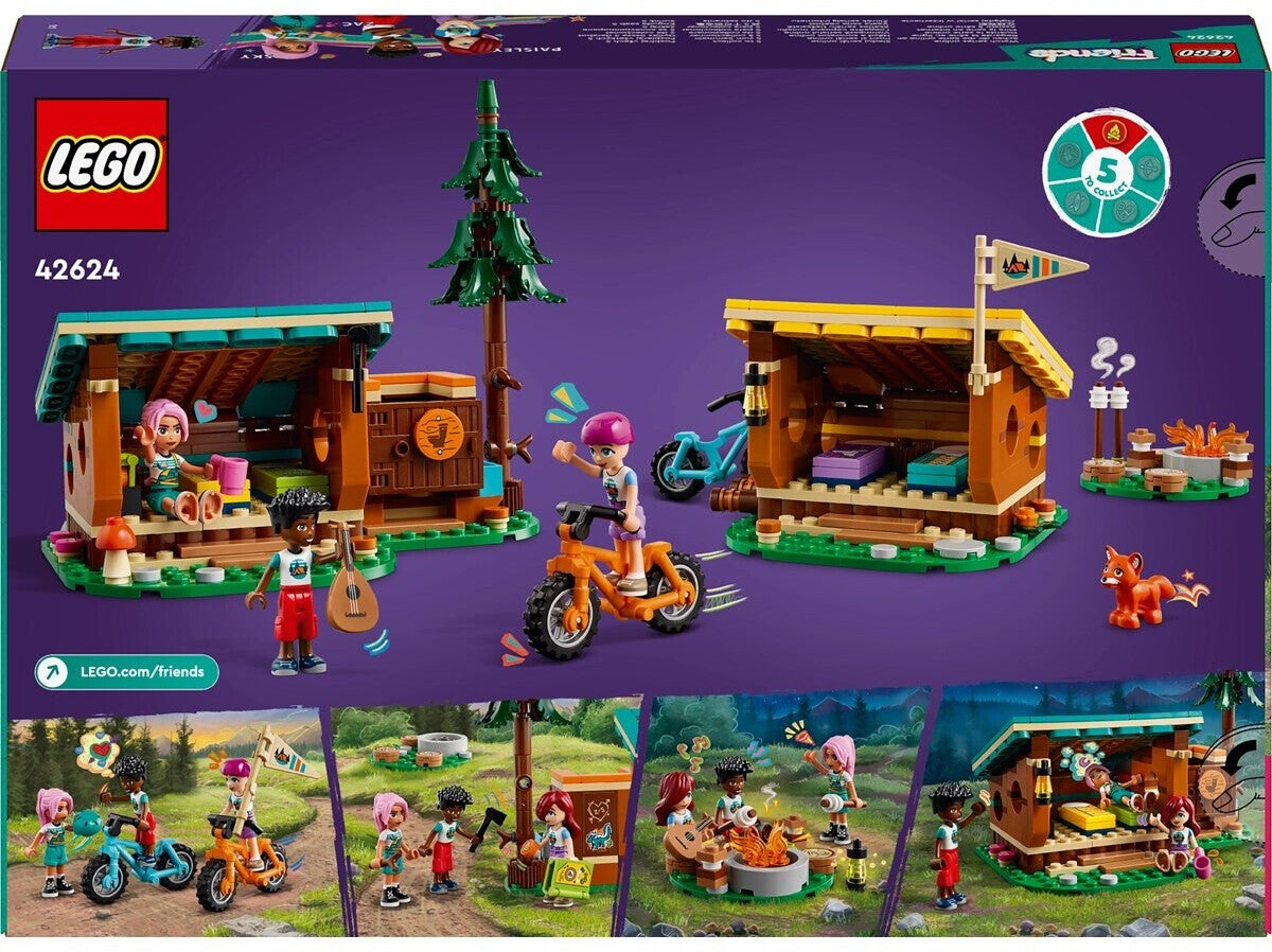 LEGO 42624 Friends Gemütliche Hütten im Abenteuercamp