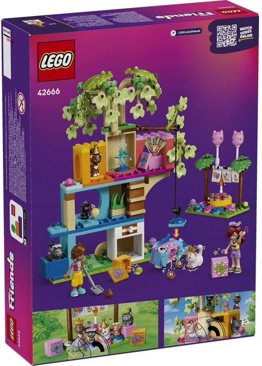 LEGO 42666 Friends Katzengeburtstagsparty & Baumhaus