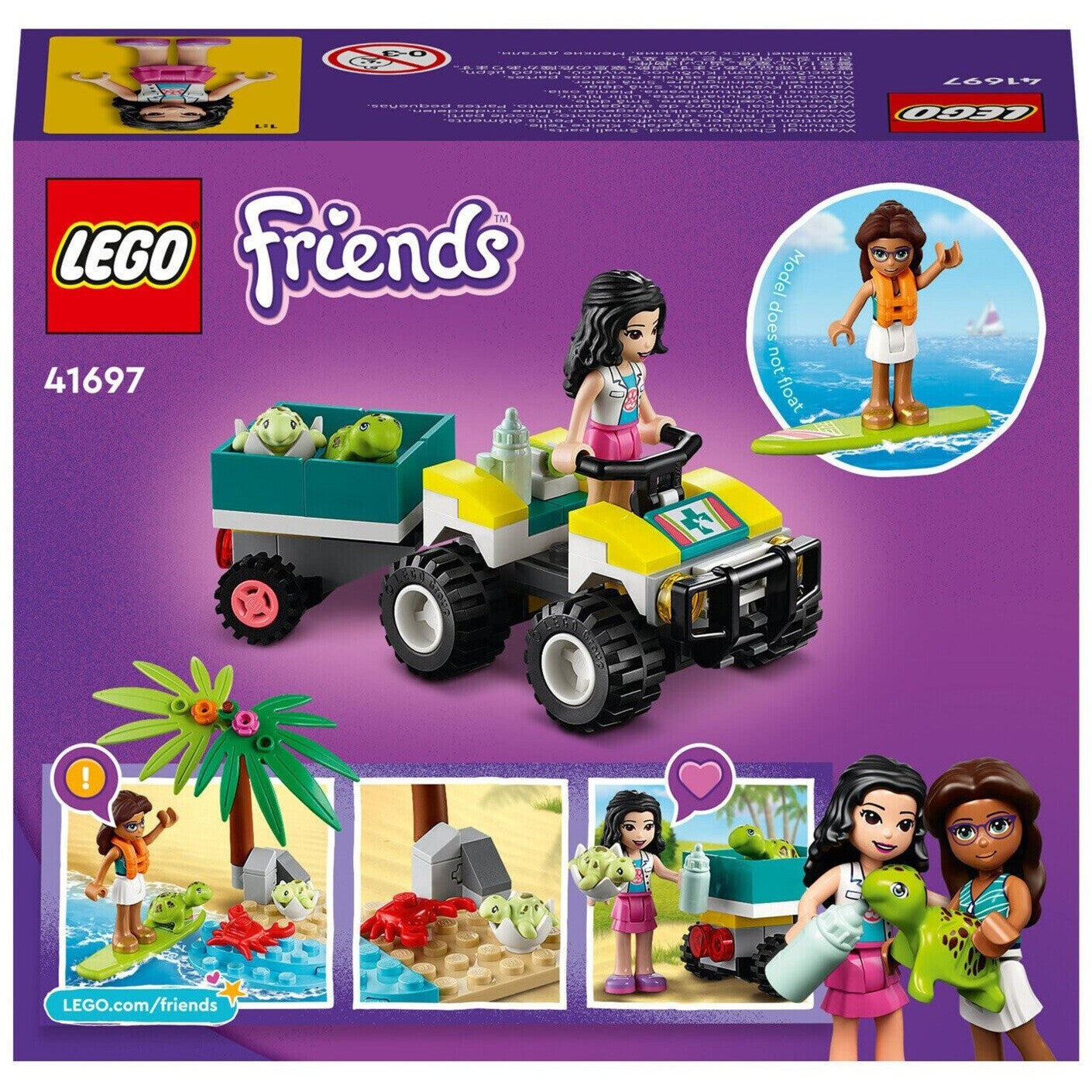 LEGO 41697 Friends Schildkröten-Rettungswagen