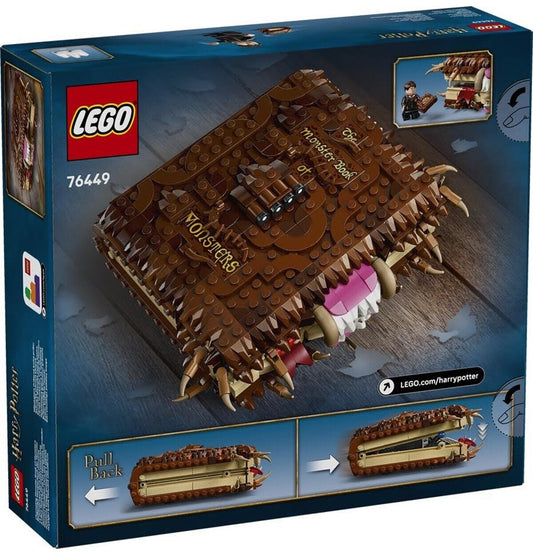 LEGO 76449 Harry Potter Beißendes Monsterbuch der Monster mit Rückziehmotor