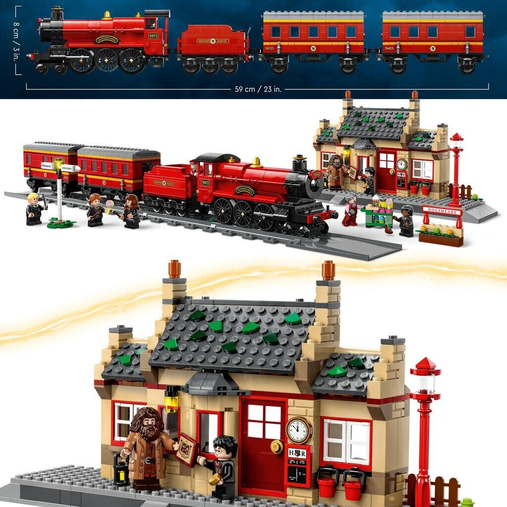 LEGO 76423 Harry Potter Hogwarts Express & der Bahnhof von Hogsmeade