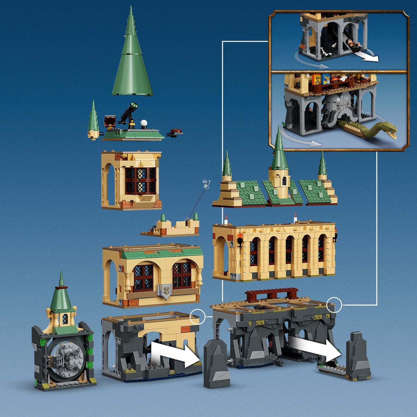 LEGO 76389 Harry Potter Hogwarts Kammer des Schreckens