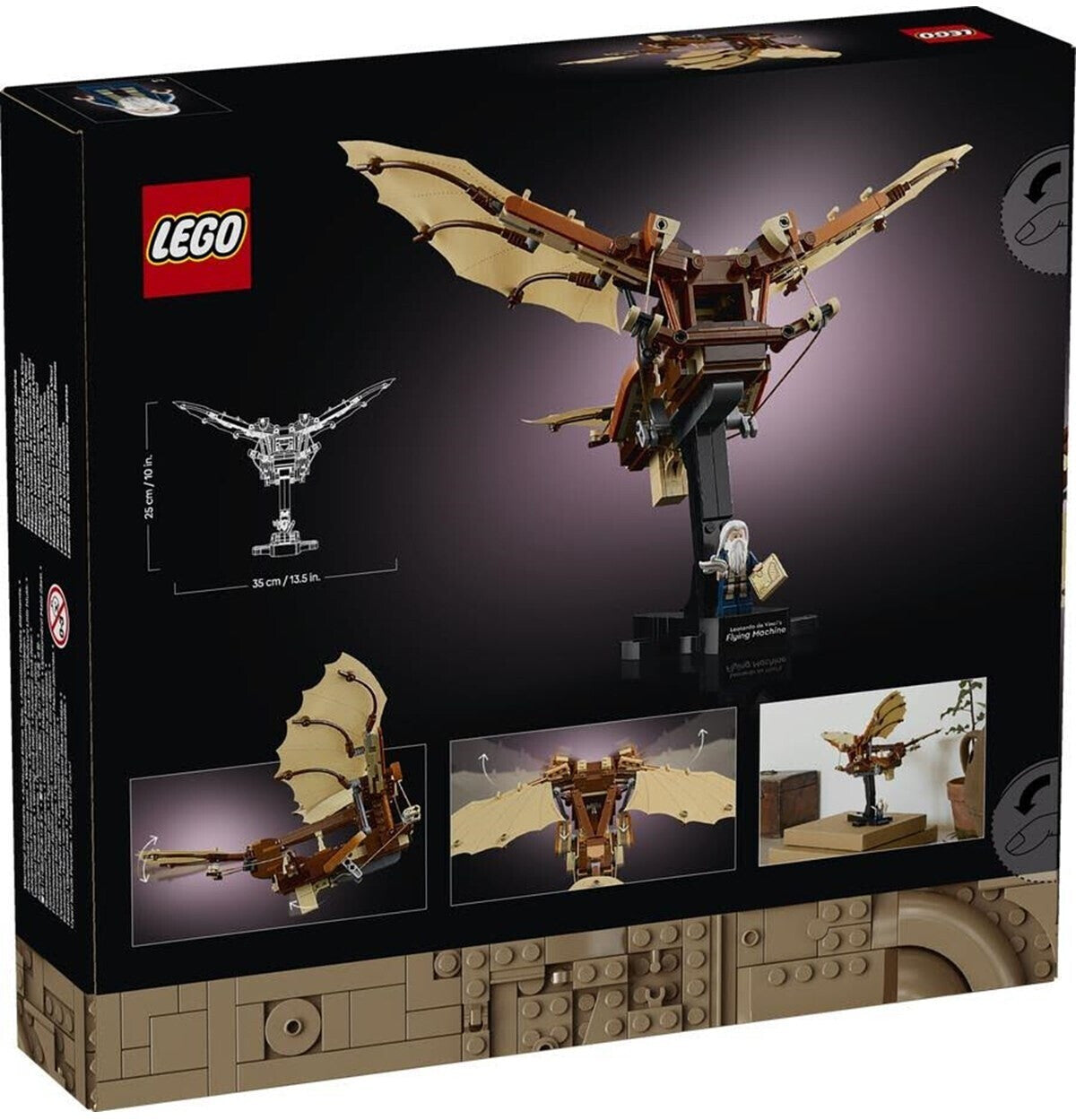 LEGO Icons Leonardo da Vincis Fluggerät