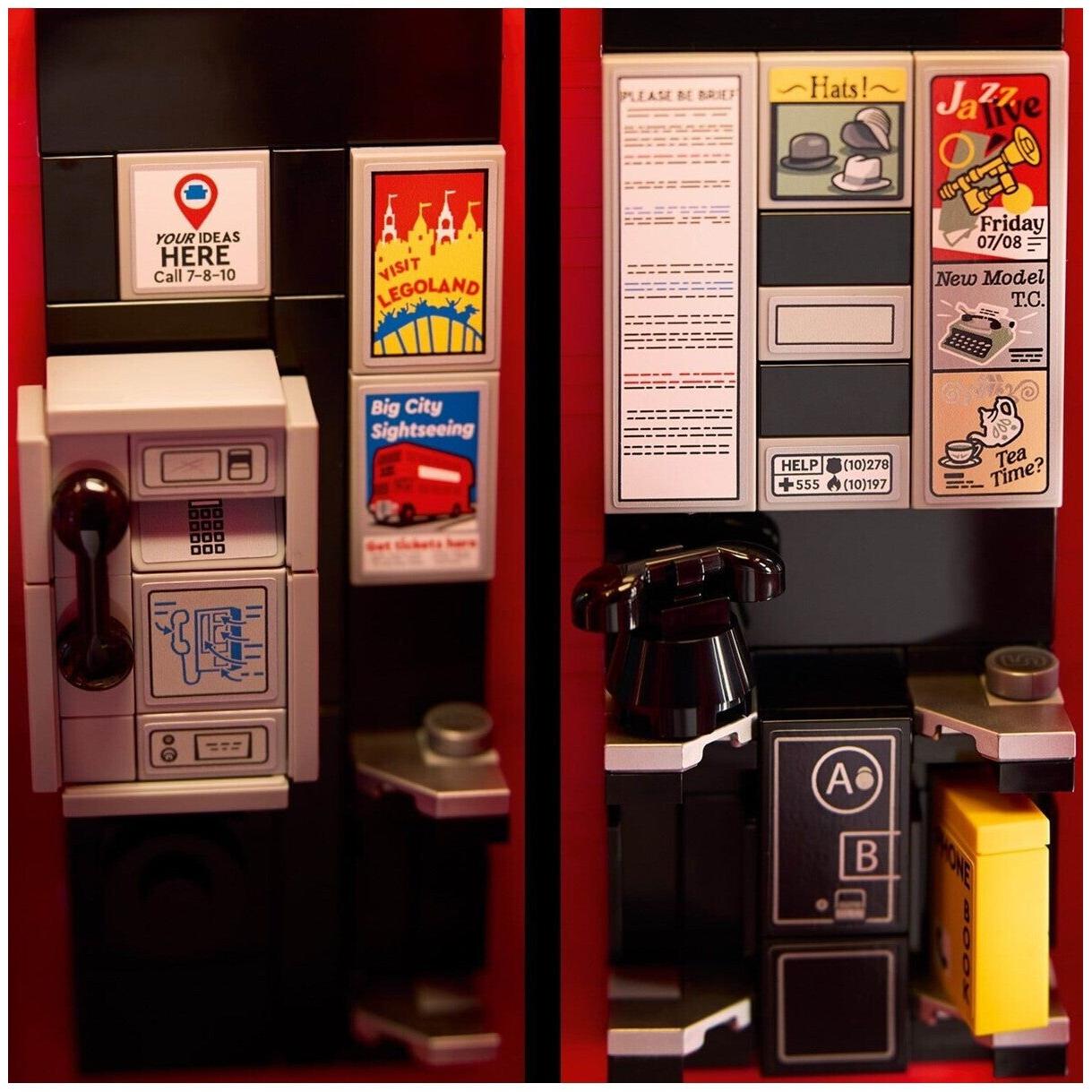 LEGO 21347 Ideas Rote Londoner Telefonzelle