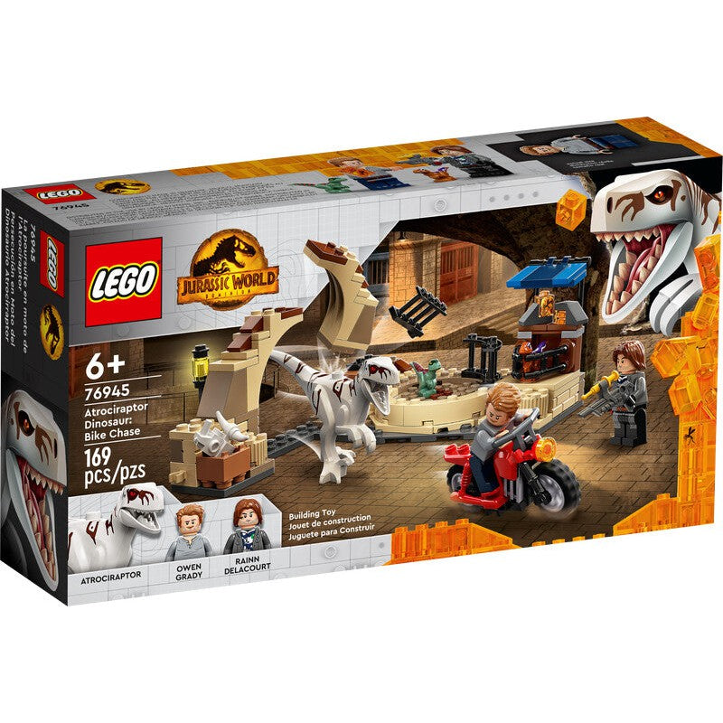 LEGO 76945 Jurassic World Atrociraptor Motorrad Verfolgungsjagd