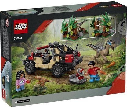 LEGO 76972 Jurassic World Raptor Verfolgungsjagd mit dem Geländewagen