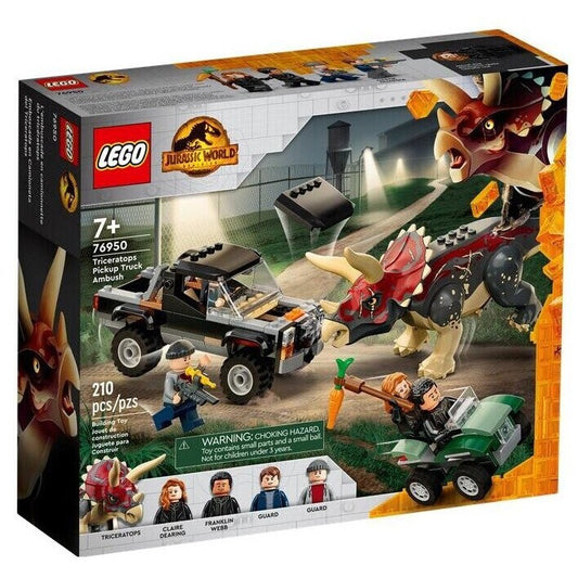 LEGO 76950 Jurassic World Triceratops-Angriff