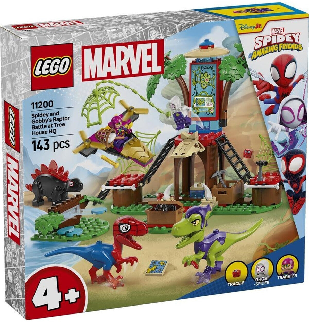 LEGO 11200 Super Heroes Marvel Showdown am Baumhaus: Spidey-Rex vs. Gobby-Raptor ab 4+