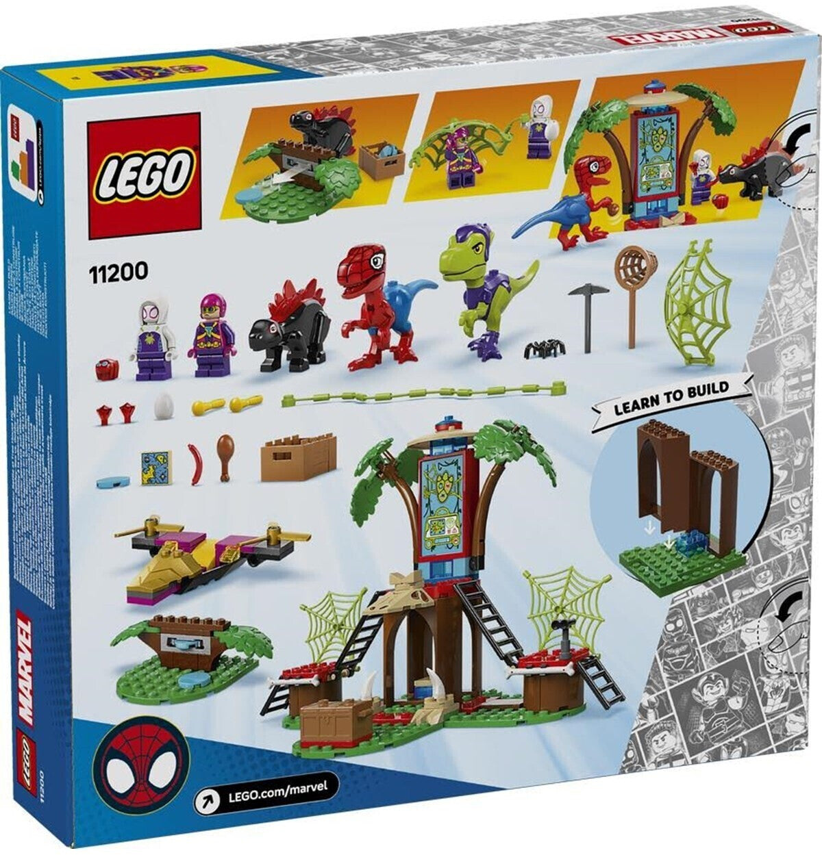 LEGO 11200 Super Heroes Marvel Showdown am Baumhaus: Spidey-Rex vs. Gobby-Raptor ab 4+