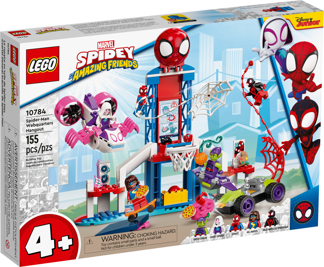 LEGO 10784 Spideyund seine Super Freunde Spider-Mans Hauptquartier ab 4+