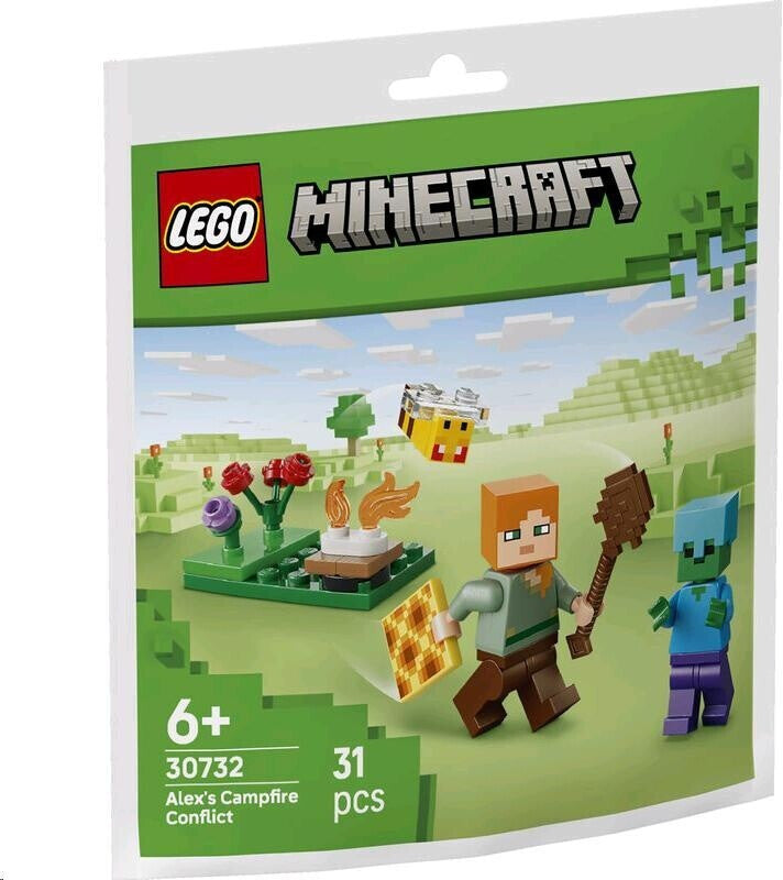 LEGO 30732 Minecraft Alex' Begegnung am Lagerfeuer Polybag / Paperbag