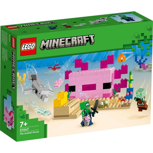 LEGO 21247 Minecraft Das Axolotl Haus Rarität