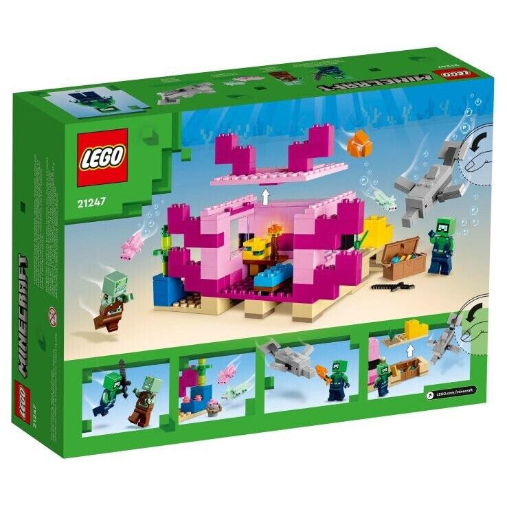 LEGO 21247 Minecraft Das Axolotl Haus Rarität