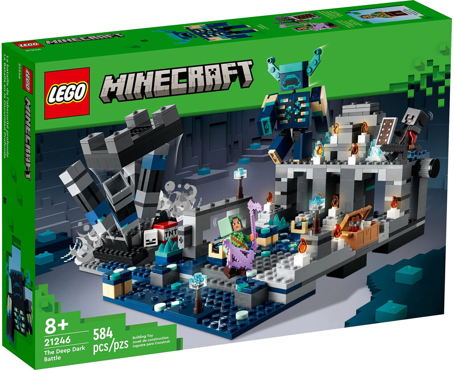 LEGO 21245 Minecraft Das Duell in der Finsternis
