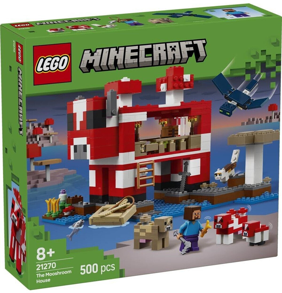 LEGO 21270 Minecraft Das Pilzkuh-Haus