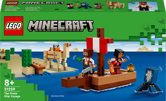 LEGO 21259 Minecraft Die Piratenschiffreise
