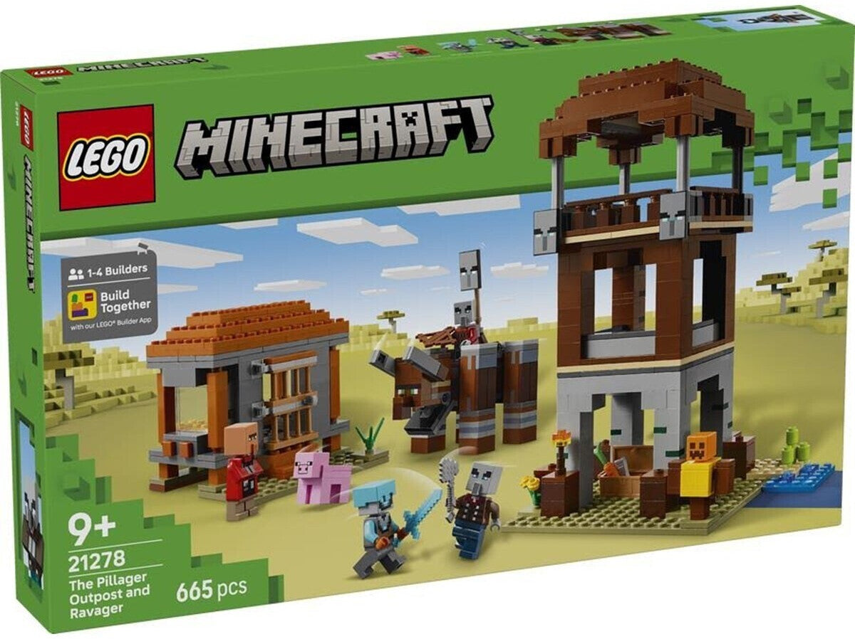 LEGO 21278 Minecraft Ein Verwüster am Plünderer Außenposten