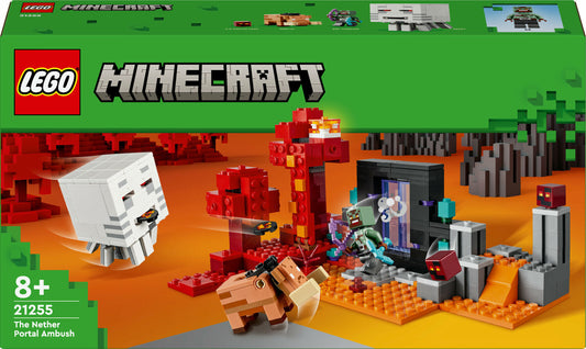 LEGO 21255 Minecraft Hinterhalt am Netherportal