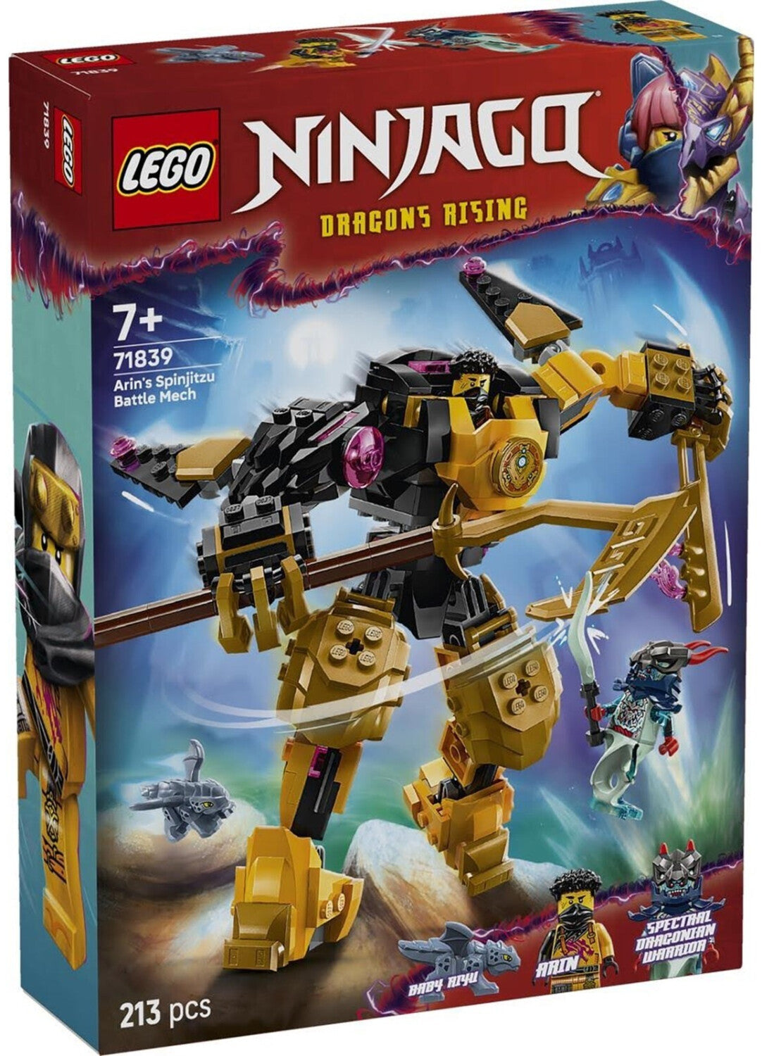 LEGO 71839 Ninjago Arin und der Spinjitzu-Kampfroboter