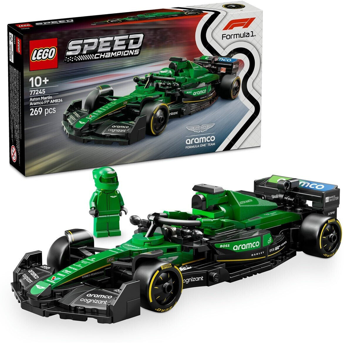 LEGO 77245 Speed Champions Aston Martin Aramco F1 AMR24 Rennauto